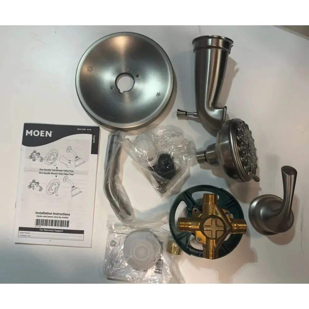 Moen 82115 I dora Posi-Temp Tub & Shower with Valve Incl. Spot Resistant Nickel